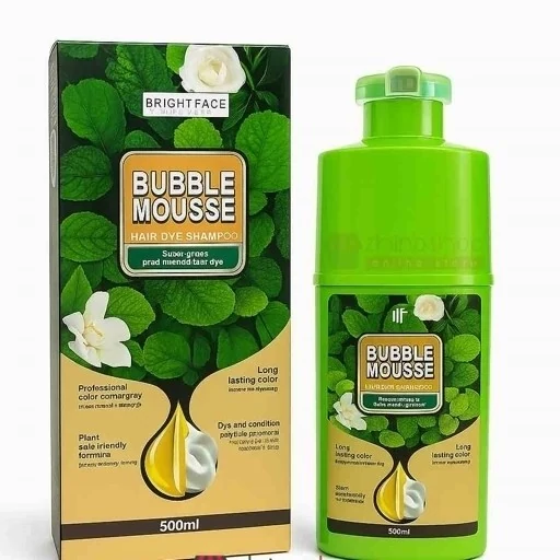شامپو رنگ مو بابل موس مشکی مدل قدیم اورجینال(تضمینی) 500ml ژلاتین
