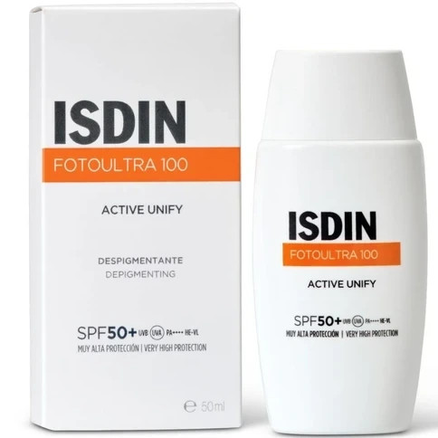 ضد آفتاب اکتیو یونیفای SPF50 حجم ۵۰ میل بی رنگ