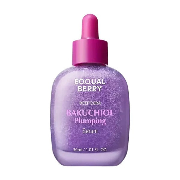 سرم تقویت‌کننده و سفت‌کننده پوست صورت اکوال بری مدل bakuchiol plumping مناسب برای انواع پوست حجم 30 میلی‌لیتر