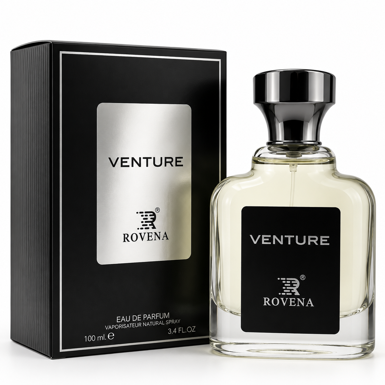 عطر ادوپرفیوم مردانه روونا مدل Crest Adventure حجم ۱۰۰ میلی لیتر تلخ خنک
