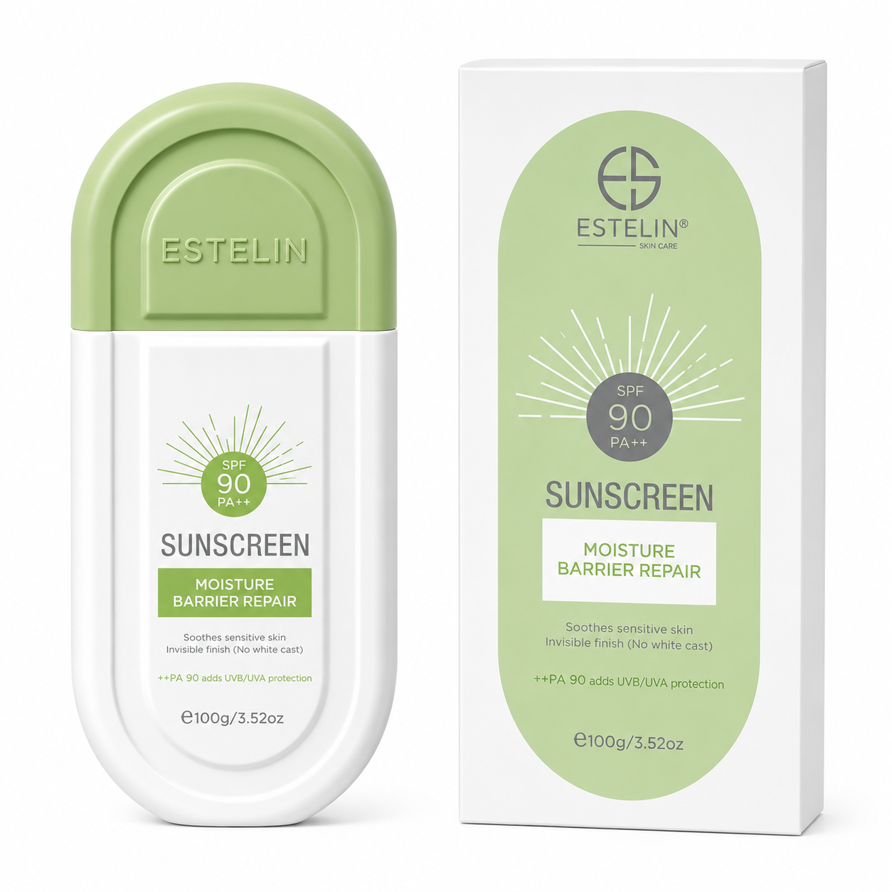 کرم ضد آفتاب بی رنگ صورت استیلن SPF 90 مدل MOISTUER مناسب برای انواع پوست؛ مختلط؛ حساس حجم 100 میلی لیتر