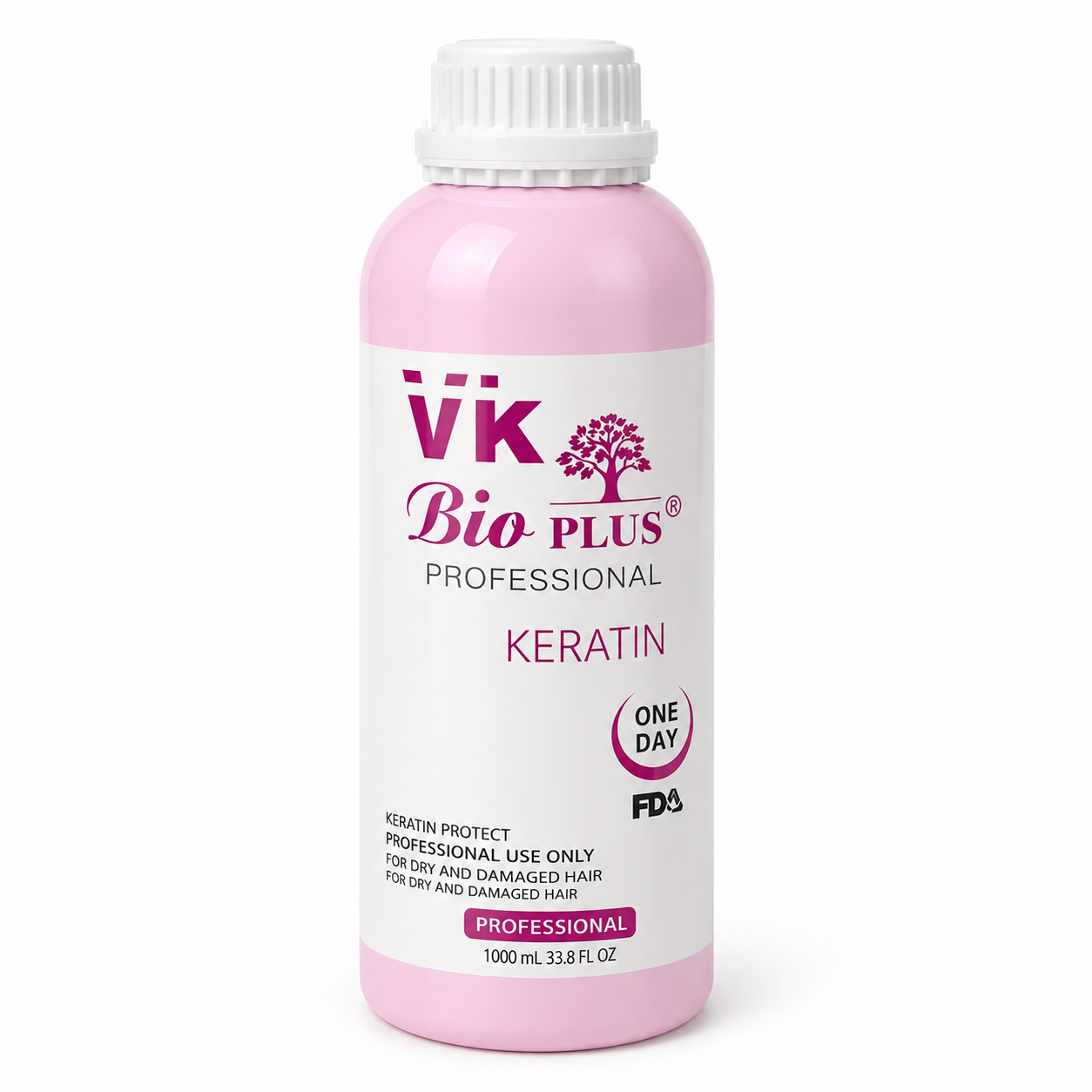 کراتین مو وی کی بیو پلاس صورتی (VK BioPlus Pink Keratin) | 1000 میلی‌لیتر