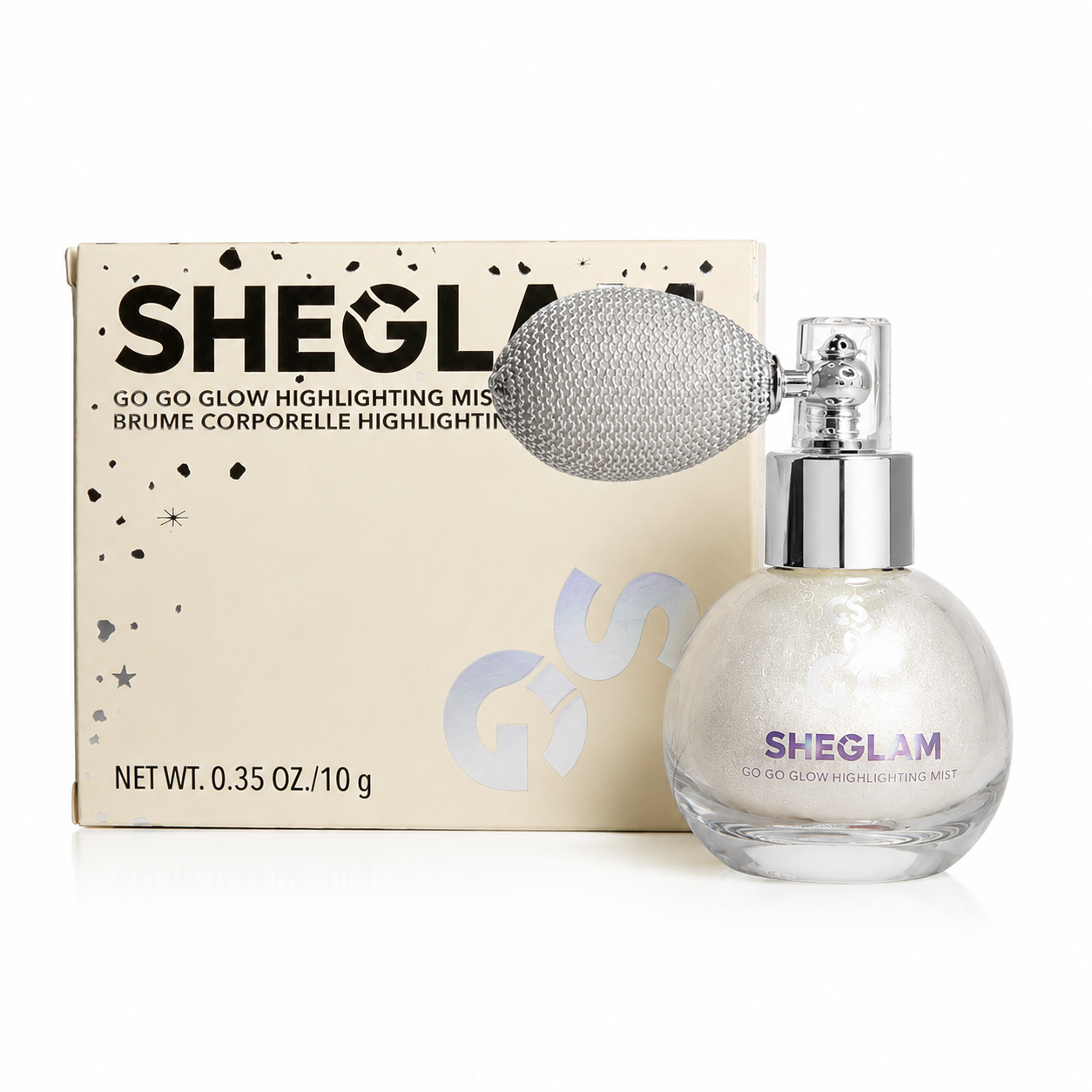 بادی میست هایلایتر شیگلـ.م مدل Go Go Glow رنگ نقره ای