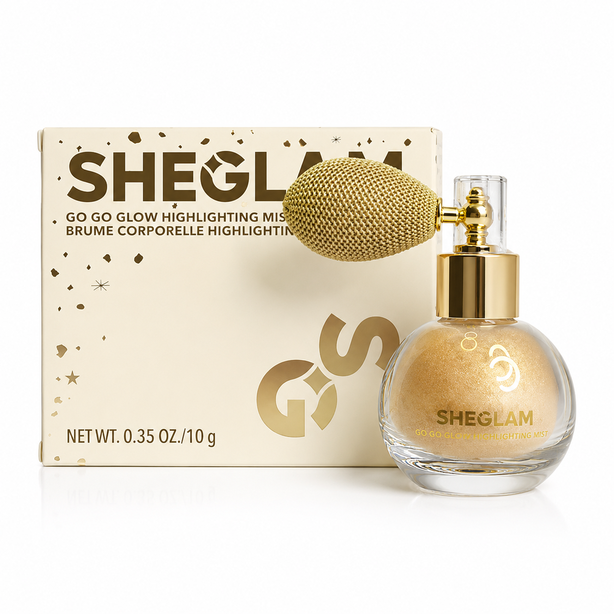 بادی میست هایلایتر شیگلـ.م مدل Go Go Glow رنگ طلایی