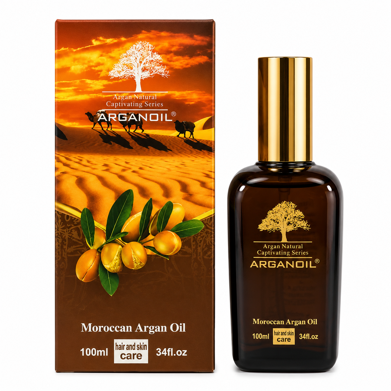 روغن آرگان مراکشی اصل ARGAN OIL MOROCO | 100 میلی‌لیتر