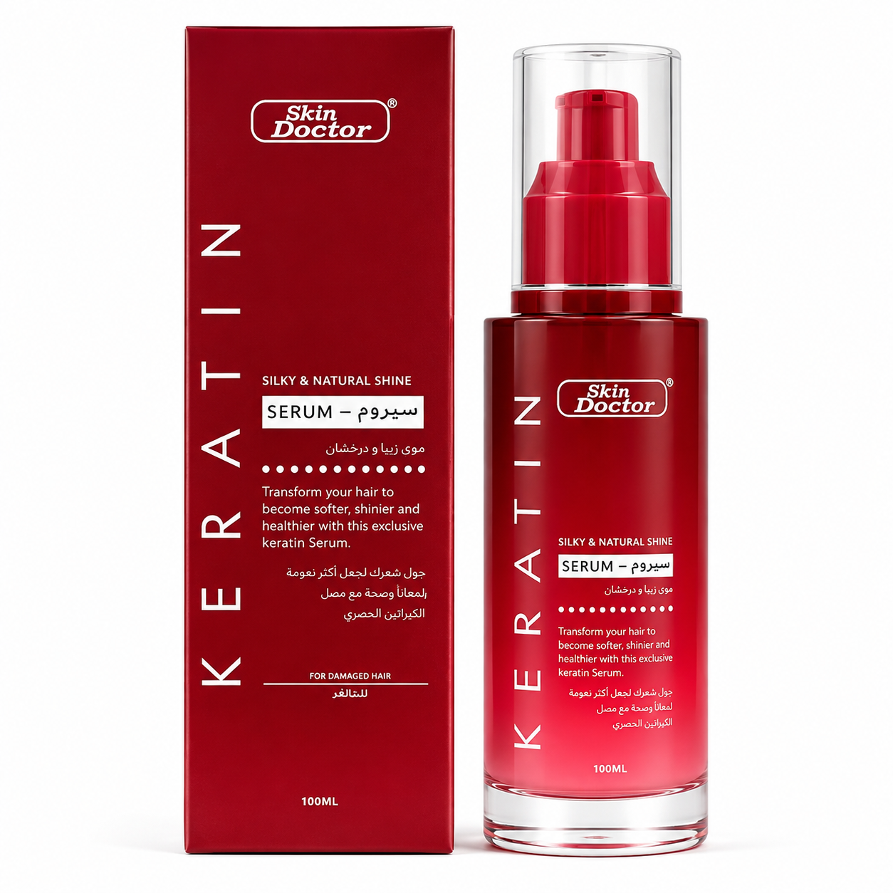 سرم مو  اسکیـ.ن دکتر 100 میلی‌لیتر ( Keratin Hair Serum