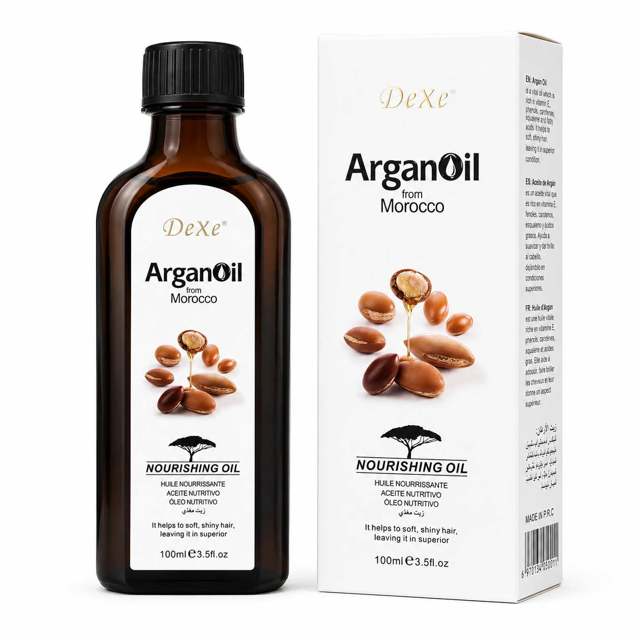 روغن آرگان مو دکس (Dexe Argan Oil from Morocco) حجم 100 میلی‌لیتر