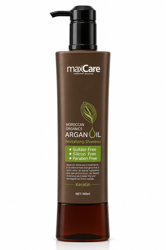 شامپو بدون سولفات روغن آرگان مکس کر (MaxCare Argan Oil Sulfate Free Shampoo) 500 میلیلیتر