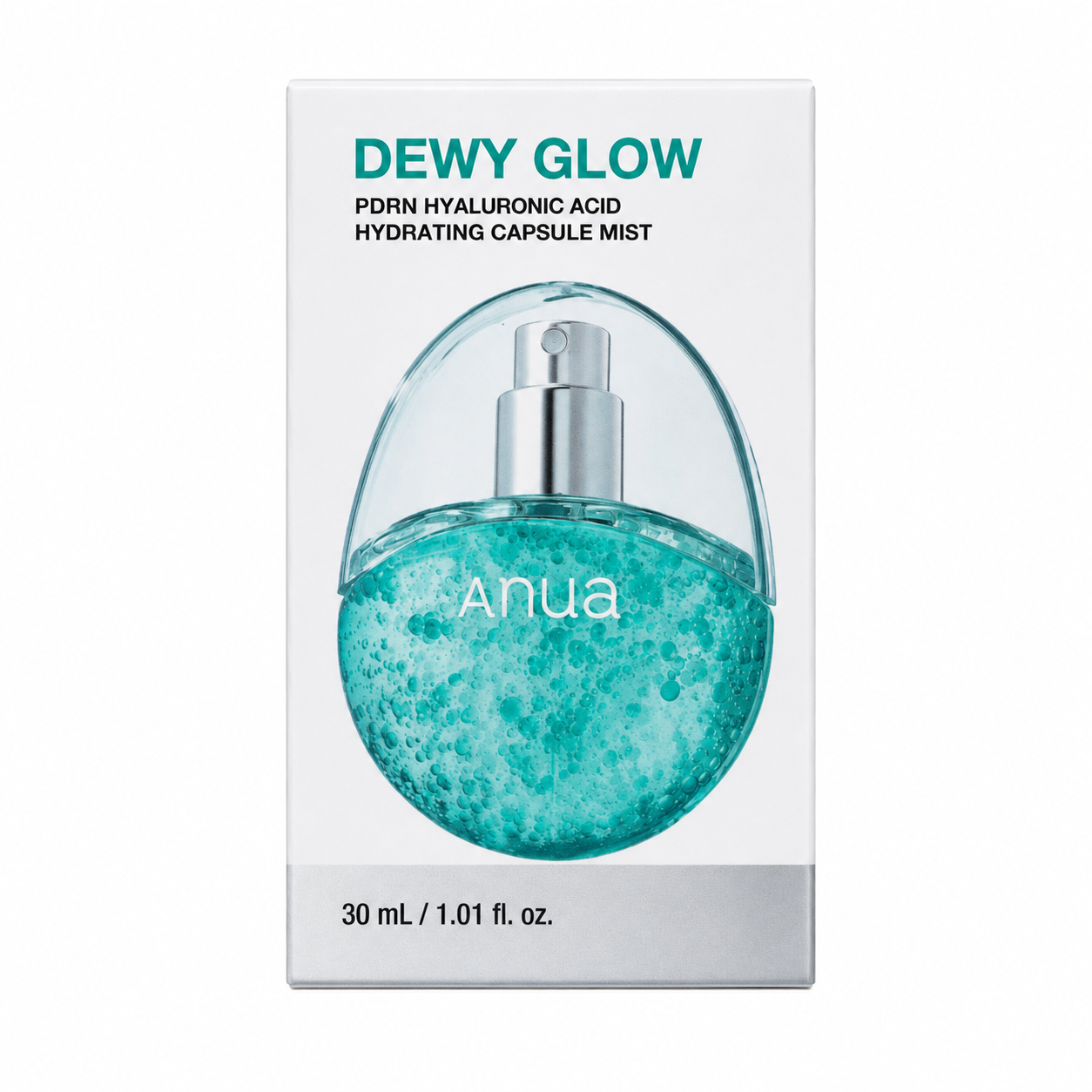 اسپری آبرسان کپسولی آنوا Dewy Glow PDRN Hyaluronic Acid Hydrating Capsule Mist 30ml
