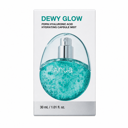 اسپری آبرسان کپسولی آنوا Dewy Glow PDRN Hyaluronic Acid Hydrating Capsule Mist 30ml