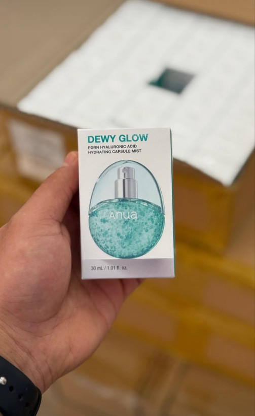 اسپری آبرسان کپسولی آنوا Dewy Glow PDRN Hyaluronic Acid Hydrating Capsule Mist 30ml