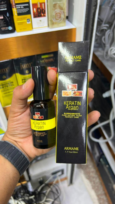 روغن آرگان و کراتین مو آرمام (ARMAME Keratin Argan Hair Oil) | حجم 50 میلیلیتر