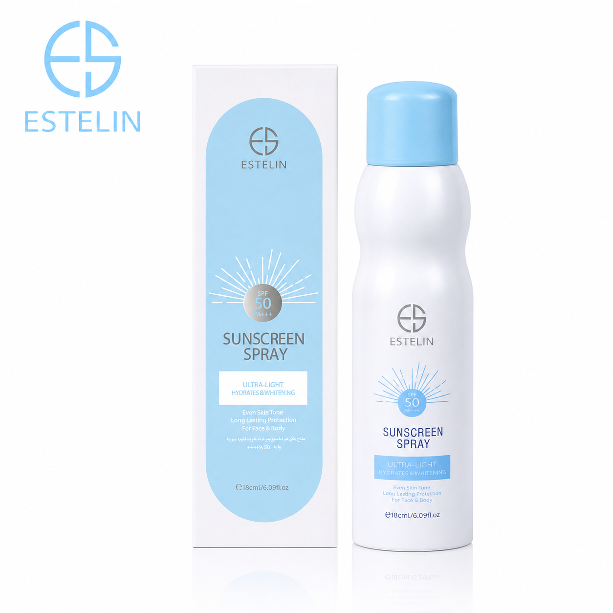 اسپری ضد آفتاب بی‌رنگ استیلن SPF50 Ultra | حجم 180 میلی‌لیتر