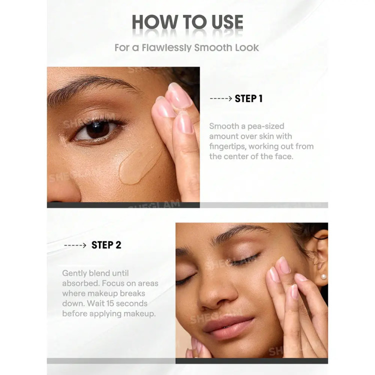 پرایمر مات کننده و ضد منافذ شیگم مدل Smooth and Blur وزن 30 گرمی