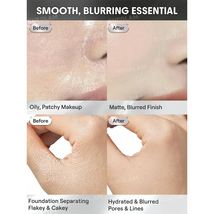 پرایمر مات کننده و ضد منافذ شیگم مدل Smooth and Blur وزن 30 گرمی