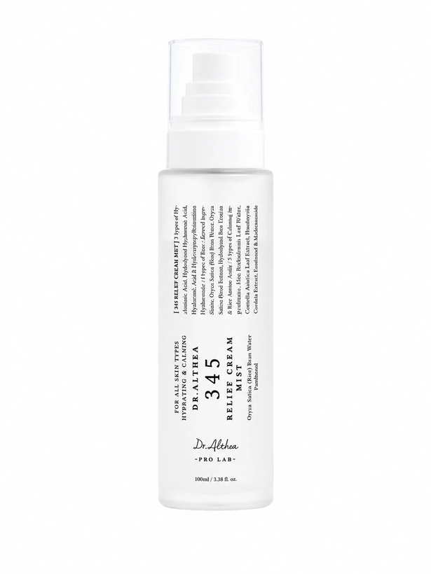 اسپری کرم آبرسان و تسکیندهنده دکتر آلتیا Dr. Althea 345 Relief Cream Mist حجم 100 میلیلیتر