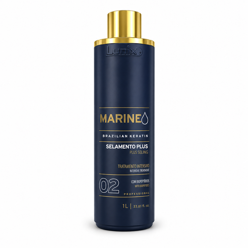 کراتین مو لونیکس مدل Marine Selamento Plus حجم 1000 میلیلیتر | Lunix Brazilian Keratin
