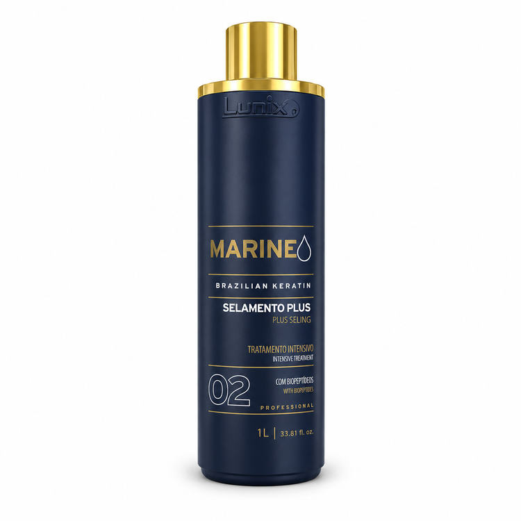 کراتین مو لونیکس مدل Marine Selamento Plus حجم 1000 میلیلیتر | Lunix Brazilian Keratin