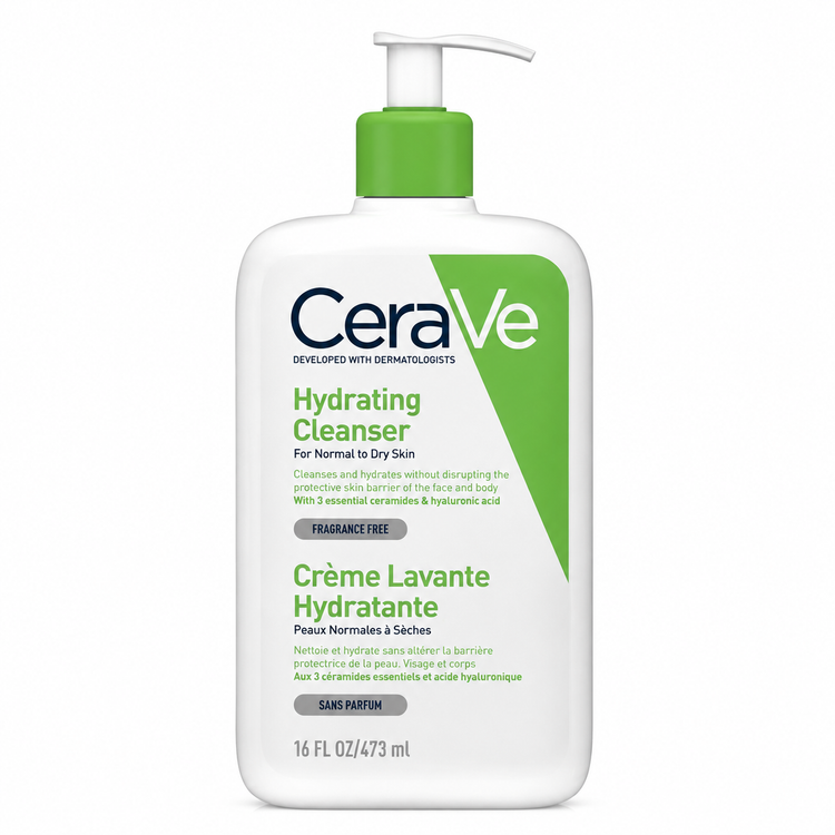 ژل شستوشوی صورت سراوی مدل HYDRATING مناسب برای انواع پوست حجم 473 میلیلیتر