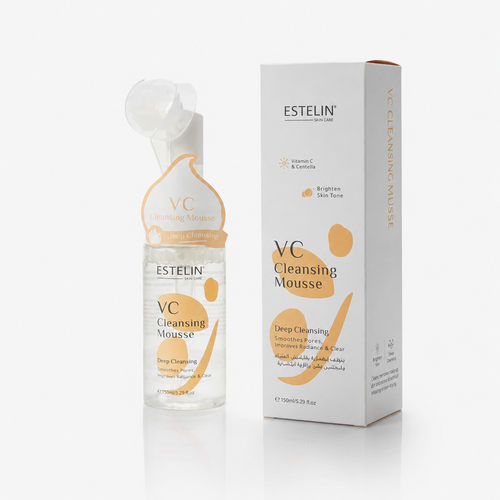 شوینده صورت فومی ویتامین C استلین | ESTELIN VC Cleansing Mousse