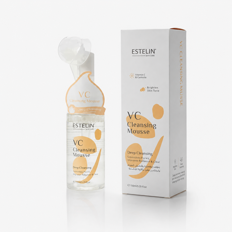شوینده صورت فومی ویتامین C استلین | ESTELIN VC Cleansing Mousse