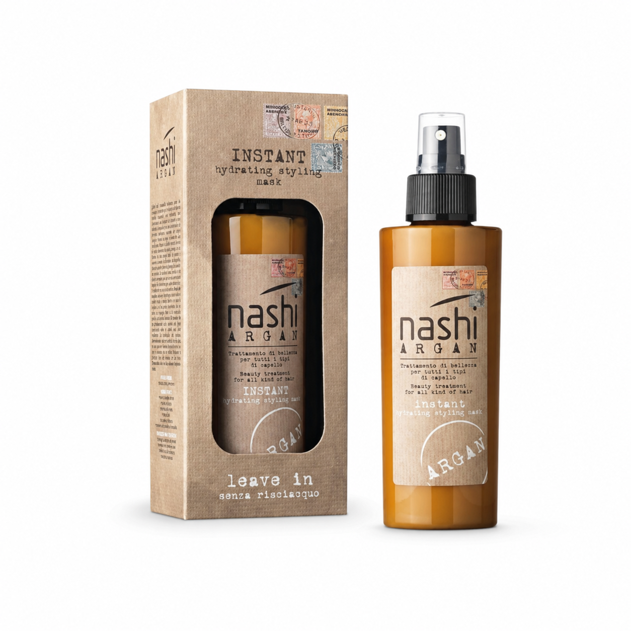 شیر مو آرگان ناشی ۱۵۰ میل | Nashi Argan Instant Hydrating Styling Mask