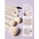 ست براش صورت ۸ عددی شیگلم مدل PRO CORE BRUSH KIT