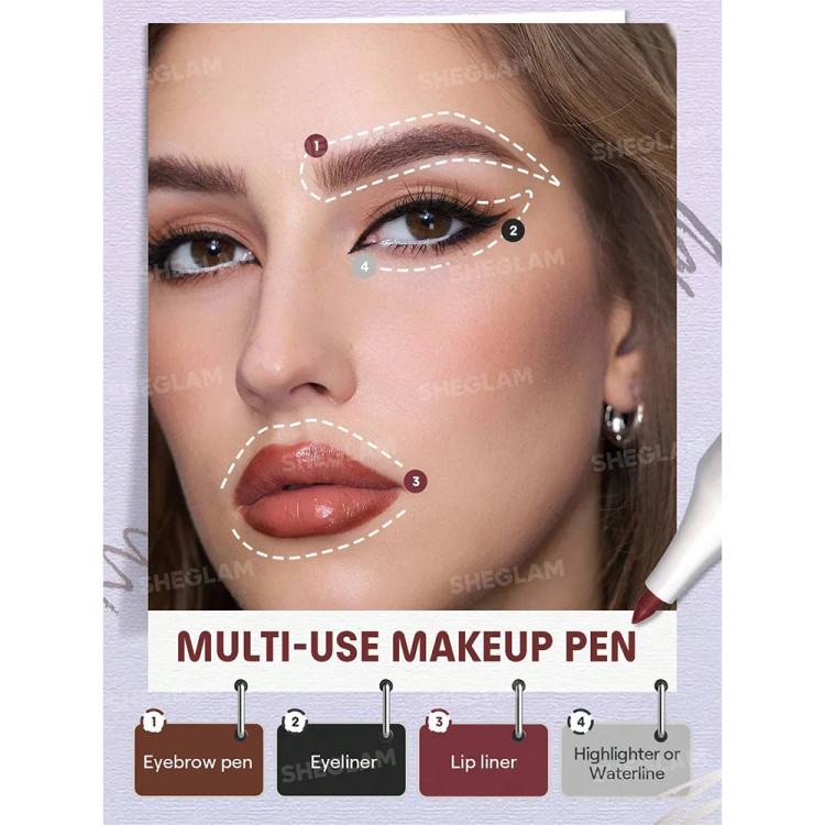 مداد همهکاره ۴ در ۱ شیگلم The Everywhere Eyeliner 4 in 1