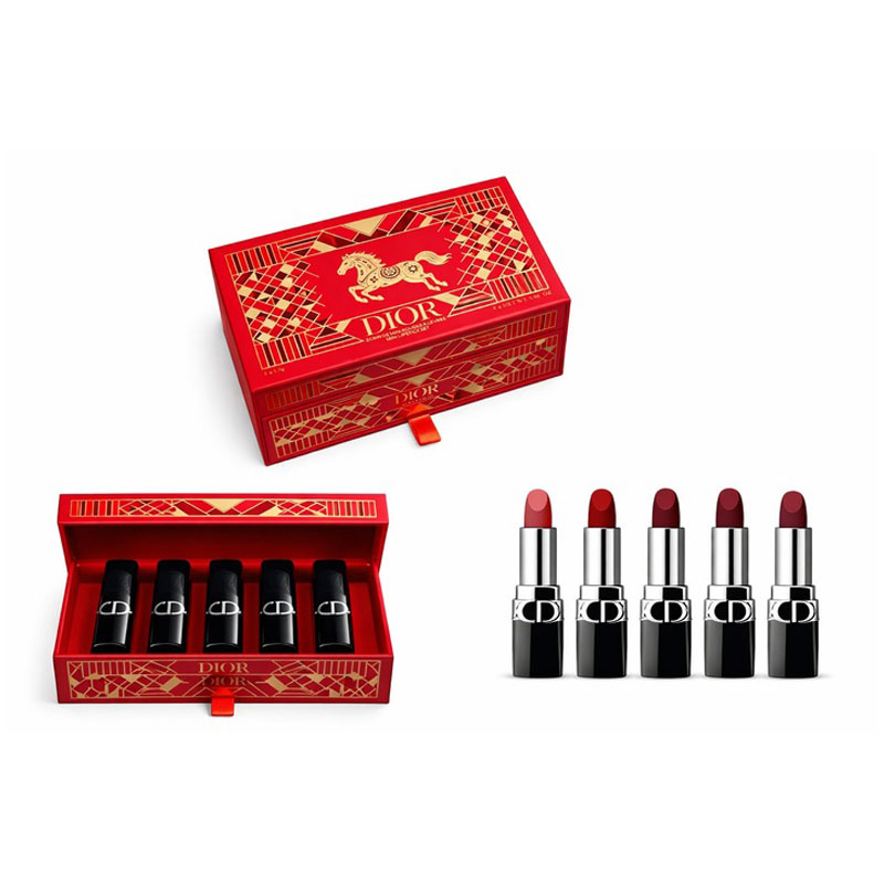 پک رژلب مینی دیور 5 عددی
