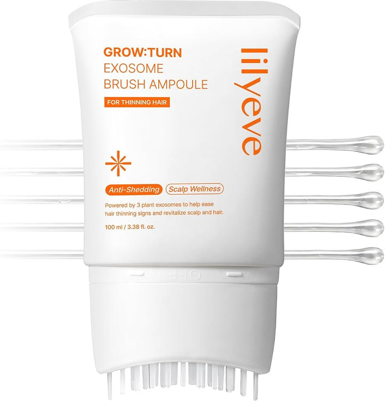 سرم رشد مو اگزوزوم لیلیوئه Grow:Turn Exosome Brush Ampoule حجم 100 میل | تقویت و ضخیمکننده مو