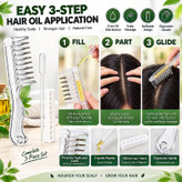 شانه روغنرسان کف سر Scalp Oil Applicator Comb | اپلیکاتور روغن و سرم مو