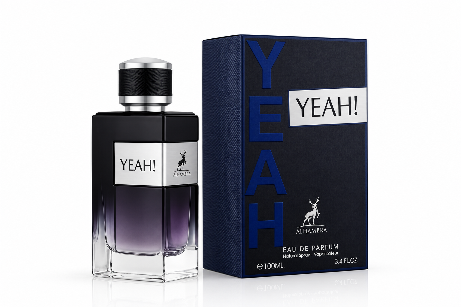 عطر ادکلن الحمبرا یاه Yeah مردانه 100 میل | مشابه ایو سن لورن Y
